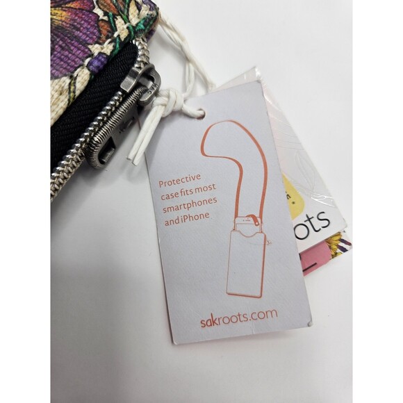 SAKROOTS In Bloom Wallet Ella Smartphone Sling Clutch Snap Closure Crossbody NEW - Picture 7 of 9
